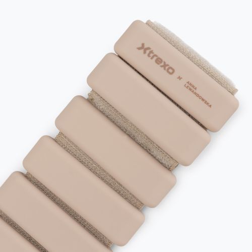 Sunkūs diržai kulkšnių ir riešų žastams XTREXO x Anna Lewandowska Bangles 205 Beige