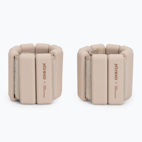 Sunkūs diržai kulkšnių ir riešų žastams XTREXO x Anna Lewandowska Bangles 205 Beige