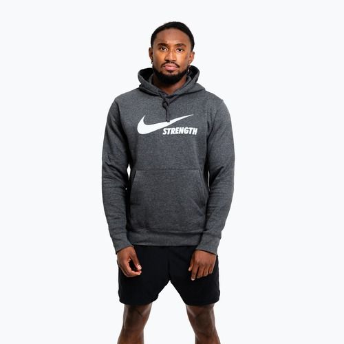 Vyriškas džemperis Nike Strength Hoodie charcoal/white