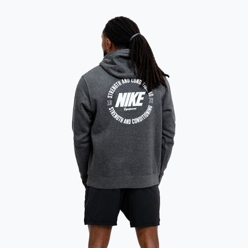 Vyriškas džemperis Nike Strength S&C Hoodie charcoal/white