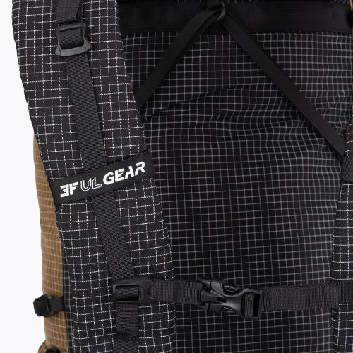 Turistinė kuprinė 3F UL Qidian Pro 46+10L Brown