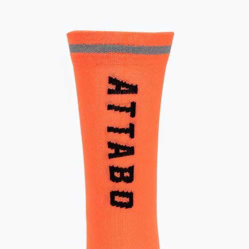 Dviračių kojinės ATTABO Maxis Visible Pro 3 poros oranžinės spalvos