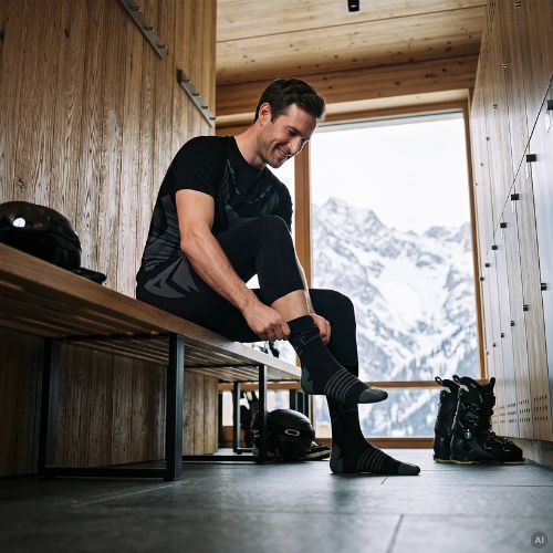 Vyriškas termo apatinio trikotažo komplektas KADVA Alpinestep Thermo SH Light Plus Set Black