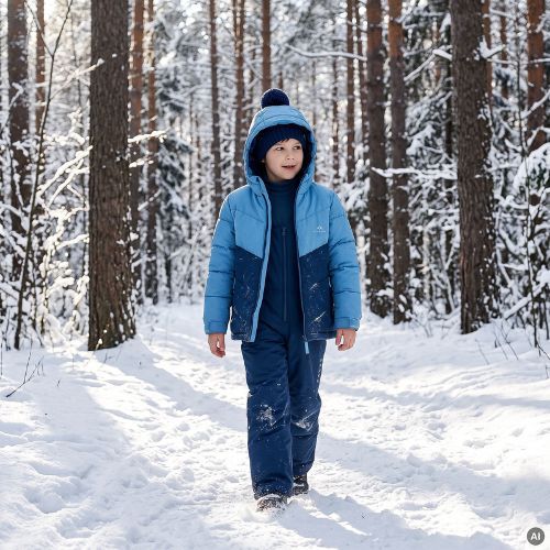 Vaikiška šilta striukė Kadva Zippi KDG WP 5K/3K mėlyna