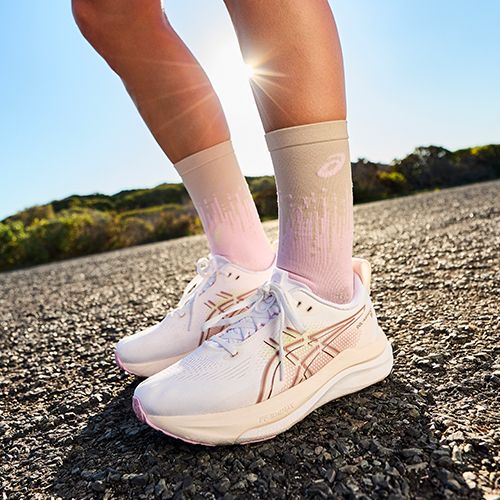 Moteriški bėgimo batai Asics Gel-Kayano 33 Solid Air/Soft Sky