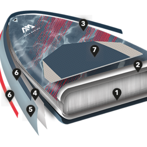 Aqua Marina Wave 2,65 m SUP lenta tamsiai mėlyna BT-22WA