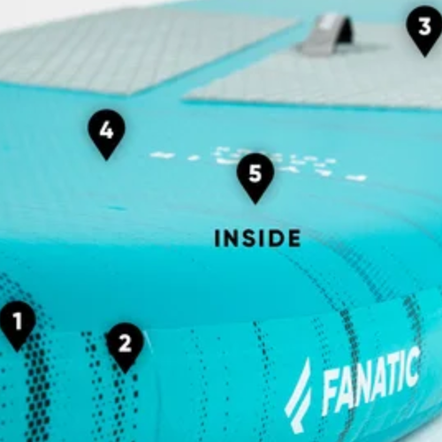 SUP lenta Fanatic Fly Air Pocket 10'4 mėlyna 13200-1160