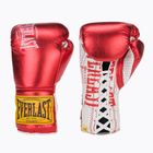 Bokso pirštinės Everlast Fight Leather red