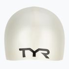 Vaikiška plaukiojimo kepuraitė TYR Wrinkle-Free Silicone white