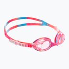 Vaikiški plaukimo akiniai TYR Swimple Tie Dye Non-Mirrored pink/pink/white