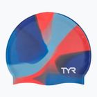 Vaikiška plaukimo kepuraitė TYR Tiedye Silicone Multicolor Jr blue/orange