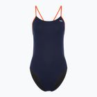 Moteriškas vientisas plaukimo kostiumas TYR Hexa Cutoutfit navy/orange