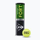 Dunlop Fort All Court TS teniso kamuoliukai 4 vnt. geltonos spalvos 601316