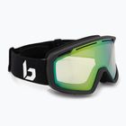 Slidinėjimo akiniai Bollé Y7 OTG Black matte/phantom green emerald photochromic