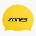 ZONE3 Aukštos apsaugos plaukimo kepurė geltonos spalvos SA18SCAP115