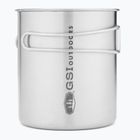 GSI Outdoors Ledynas Nerūdijančio plieno butelis puodelis didelis sidabrinis 68215 kelioninis puodelis