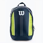 Wilson Junior vaikiška tamsiai mėlyna ir žalia teniso kuprinė WR8012902