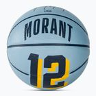 Vaikiškas krepšinio kamuolys Wilson NBA Player Icon Mini Morant blue dydis 3