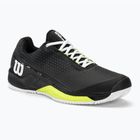 Vyriški teniso bateliai Wilson Rush Pro 4.0 Clay black/white/safety yellow