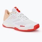 Moteriški teniso bateliai Wilson Kaos Stroke 2.0 white/peach perfait/infrared