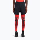Vyriški treniruočių šortai Reebok Athlete Speed black/energy red