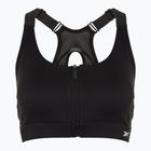 Treniruočių liemenėlė Reebok Lux Front-Zip High Impact black