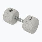 Gumuota hantelė Nike Strength Grind Hex Dumbbell 20 kg wolf grey