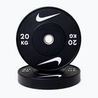 Bumperinės svorio plokštės Nike Strength Rubber Bumper Plates 20 kg black/white
