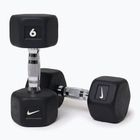 Hanteliai Nike Strength Hex Dumbbell 2 x 6 kg black/white