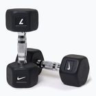 Hanteliai Nike Strength Hex Dumbbell 2 x 7 kg black/white