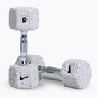 Hanteliai Nike Strength Grind Hex Dumbbell 2 x 5 kg wolf grey