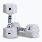 Hanteliai Nike Strength Grind Hex Dumbbell 2 x 8 kg wolf grey