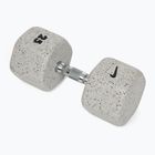 Guminis hantelis Nike Strength Grind Dumbbell 25 kg wolf grey