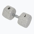 Guminis hantelis Nike Strength Grind Dumbbell 30 kg wolf grey