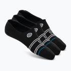 Stance Vital No Show kojinės 3 poros juoda