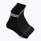Kojinės Stance Core Quarter 6 pairs black