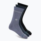 Stance Origin Crew kojinės 3 poros indigo