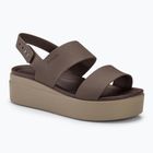 Moteriški sandalai Crocs Brooklyn Low Wedge mushroom/stucco