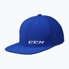 Vaikiška kepuraitė su snapeliu CCM Small Logo Flat Brim YTH royal