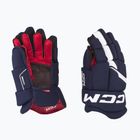Vaikiškos ledo ritulio pirštinės CCM Next JR navy/white