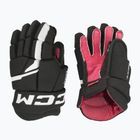 Vaikiškos ledo ritulio pirštinės CCM Next YTH black/white