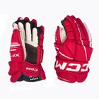 Ledo ritulio pirštinės CCM Tacks XF80 SR red/white