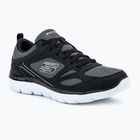 SKECHERS Summits South Rim juoda/balta vyriški treniruočių bateliai