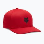 Vyriška kepuraitė su snapeliu Fox Racing Fox Head Tech Flexfit Hat flame red