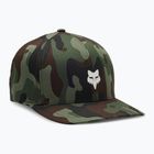 Vyriška kepuraitė su snapeliu Fox Racing Fox Head Camo Tech Flexfit green camo