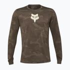 Vyriška dviratininkų apranga ilgomis rankovėmis Fox Racing Ranger Tru Dri dirt brown