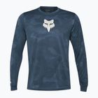 Vyriškas dviratininko trikotažas ilgomis rankovėmis Fox Racing Ranger Tru Dri dark vintage blue
