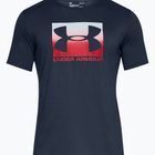 Vyriški Under Armour sportiniai treniruočių marškinėliai Boxed Sportstyle, tamsiai mėlyni 1329581