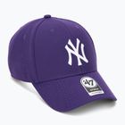 Kepuraitė su snapeliu 47 Brand MLB New York Yankees MVP purple