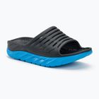 Moteriškos šlepetės HOKA Ora Recovery Slide 2 ebony/dresden blue